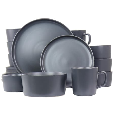 Fastfood Luxmatte Dinnerware Set, Dark Grey - 20 Piece FA2614840